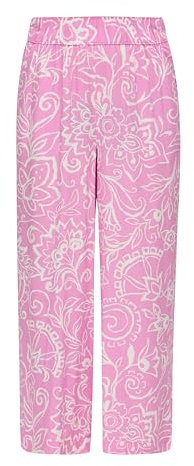 s.Oliver Culotte aus Viskose mit Elastikbund und Musterstruktur