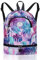 HUA ANGEL Leichter Rucksack Mit Kordelzug Sportrucksack Damen Mit Schuhfach Und Nassfach Wasserdichter Beutel Mit Kordelzug Für Reise Schwimm Training Beach Yoga Basketball FußBall