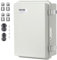 VEVOR Elektrischer Anschlusskasten 430 x 330 x 180 mm, Elektrogehäusekasten aus ABS-Kunststoff mit Scharnierdeckel, Edelstahlverschluss, IP67 staubdicht wasserdicht für Elektroprojekte