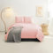MOHAP Parure de Lit 4 Pièces Housse de Couette 200x200cm + Drap Housse 160x200cm Bonnet 30cm avec 2 Taies d'oreiller 65x65cm pour 2 Personnes Ensemble Housse de Couette 80 Fils/cm² en Microfibre