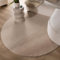 FRAAI | Home & Living Runder Teppich Wohnzimmer - Charm Waves Beige - Polyester - Kurzflor - Gestreift, Einfarbig, Gewellt - Waschbar in Waschmaschine - Modern - Wohnzimmer, Esszimmer, Schlafzimmer -