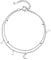 Moon and Star Friendship Bracelet, Adjustable Silver Charm Bracelet with Cubic Zirconia, Women's Birthday Gift