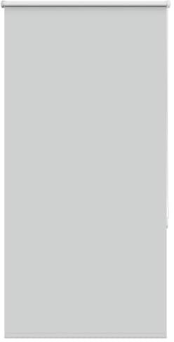 vidaXL Verdunkelungsrollo Hellgrau 75x130 cm Stoffbreite 70,7 cm, Rollo, Klemmfix, Thermorollo, Verdunklungsrollo, Klemmrollo, Fensterrollo