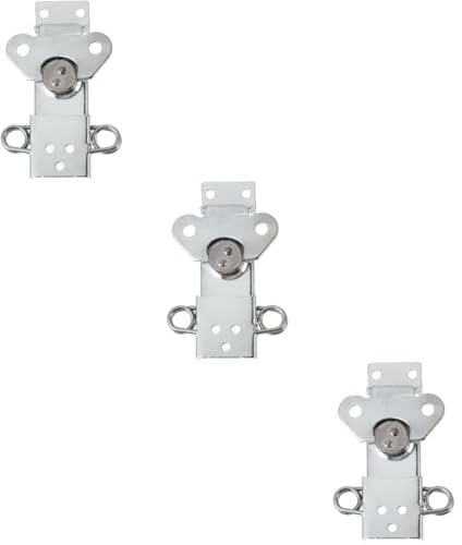 Artibetter 3stücke Zinklegierung Federbelastete Drehverschluss-verschlusssperre Für Flugzeugkoffer Und Möbel Langlebig Und Installieren Für -projekte Und Reparaturen