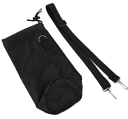 BESPORTBLE 1 Pc Protector De Taza De Agua Bolsa De Botella De Agua Portátil Bolsa Portabotellas De Agua Tapa De Botella De Agua Aislada Bolsa De Botella Portátil Black Nylon
