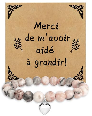 Idee Cadeau Maitresse D'école Fin D'année,Merci Maitresse Cadeau Maîtresse Fin D'année,Cadeaux Atsem Prof Pour Institutrice Départ Retraite Maîtresse Original Noel Noël Anniversaire,Bracelet Femme