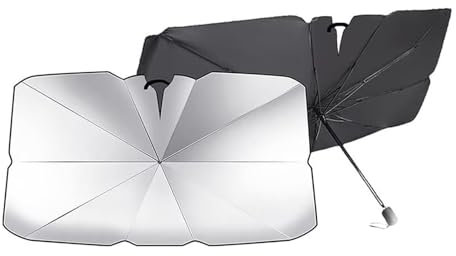 Parasol Coche Delantero para Ford Focus Hatchback(2002-2004),Parasol Plegable para Parabrisas de Coche,Protector de Visera Solar, Aislamiento térmico,fácil de Usar,fácil de Guardar