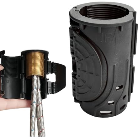 Befestigungsmutter Für Wasserhahn - 32mm Kontermutter Gegen Lockern, Schnellmontage-Befestiger & Klemme | Langlebige ABS-Fixierungsbasis Für 32mm AD Gewinderohre | Einfaches Reparaturwerkzeug For Arma