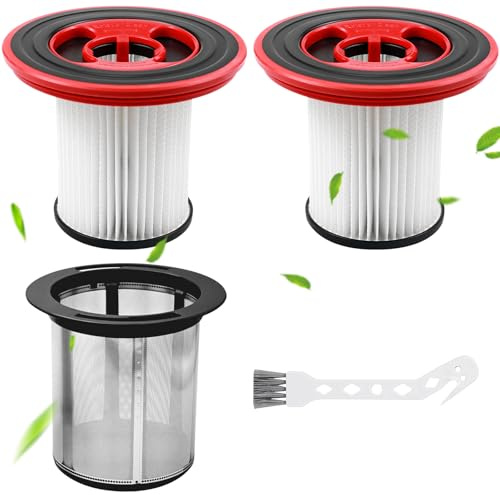 2 Stück Ersatzfilter Filter für Bosch Unlimited Serie 7 Akku-Staubsauger | 12040193 BKS711XXL BBS711W BBS712A BCS711GB BKS711MALL HEPA-Filter, mit Edelstahl-Vorfilter, für Staubsauger Ersatzteile