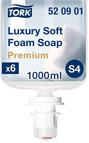 Tork luxuriöse Schaumseife S4, Luxusseife mit blumigem Duft, Premium, 520901