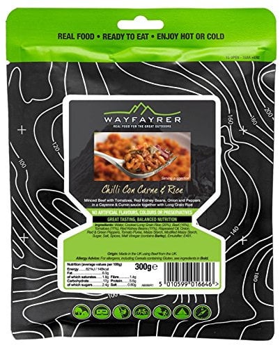 Wayfayrer Ration Packs - 6 Pack - 300g - Wayfarer Meals - Expedition, Hiking, Survival & Camping Food - Emergency Food Rations Long Life for 3 Years - Official DOFE Food - Boil in The Bag Meals