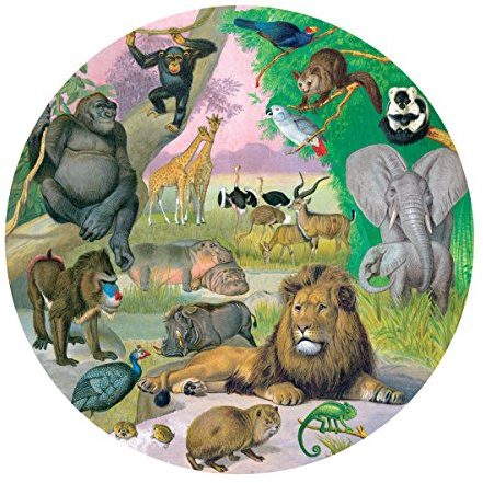 eeBoo - Puzzle 1000 Teile – Das Wilde Leben in Afrika