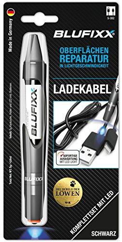 Reparaturstift 5 g CI für Kabel inklusive blauem LED-Licht, schwarz