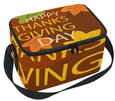 Montoj Happy Thanksgiving Day Meal Lunchtasche, isoliert