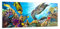 Panorama Bilder auf Glas 100x40cm Glasbild Riff Koralle Fisch Groß Wanddeko Bild im Glas Schlafzimmer Küche Wandbilder Dekoration Wohnzimmer Modern Wall Decor Wand Kunstdruck Art GAB100x40-3704
