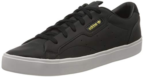 adidas Damen Sleek Sneaker, Core Black/Core Black/Crystal White, 36 EU