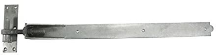 Heavy Duty 24 600MM Adjustable Hook and Band GATE Hinges ABH600G - HOT Dipped GALVANISED - Includes All FIXINGS - 1 X Pair - Free Next Working Day DELIVERY