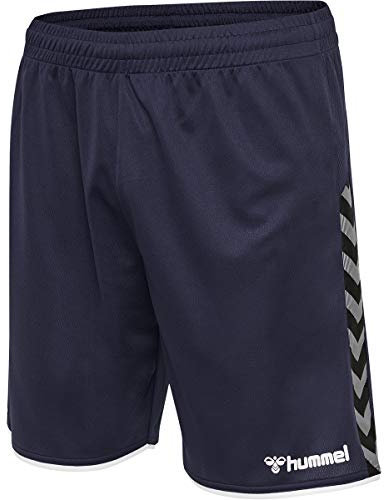 HUMMEL Herren Shorts Hmlauthentic Poly Shorts, Marine, S, 204924-7026-S