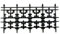 Dolls House Black Victorian Railings Pack of 6 Fence Pieces Miniature Accessory