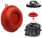 ddLUCK Silicone Lid Stand, Silicone Pressure Cooker Lid Holder Accessories For Ninja Foodi Pressure Cooker and Air Fryer 5 Qt, 6.5 Qt and 8 Quart (Red)