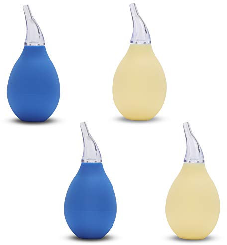 Lamoutor 4 Stück Premium Nasensauger Nasensauger für Babys