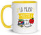 Kembilove Taza de Desayuno de la Mejor Maestra del Mundo – Tazas de Café para Profesionales y Trabajadores para la Oficina – Tazas de Té de Color de Profesiones – Taza de Cerámica de 350 ml