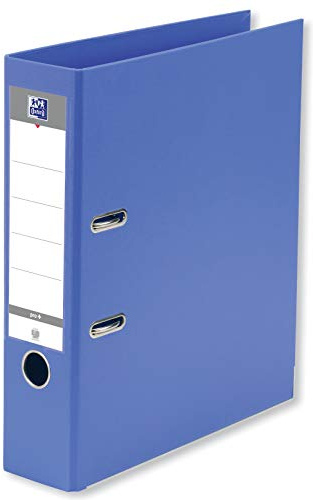 Oxford Ordner Smart Pro+ A4XL, Rücken 80 mm, 2 Ringe, Einband aus Polypropylen, Blau