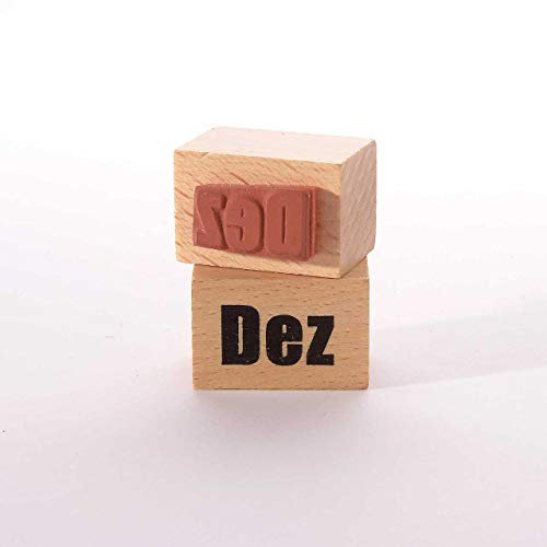 Motivstempel Titel: Monate - Dez