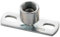 qpool24 - 5 Stück - Grundplatten Befestigungsplatten Größe 80 x 30 x 3 mm x M8/M10 + 1/2 Zoll IG/AG
