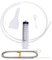 5 pcs Fridge Drain Hole Cleaning Tool Kit,Refrigerator Brush Fridge Drain Hole Remover Dredge Deicing Tool Pipe Frozen Ice Scraper Reusable Refrigerators Cleaning Syringe Kitchen Drain Hole Remover