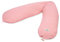 Julius Zöllner Wafffelpique Stillkissen ca. 190 cm | Füllung 42 Liter EPS-Mikroperlen | Made in Germany | Bezug aus 100% Baumwolle | Oeko-TEX® Standard 100 | Blush