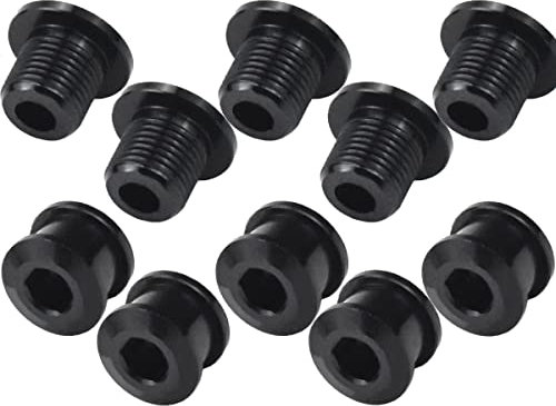 5 Pzs Tornillos Plato Unico de Bici Pernos de Plato de Bicicleta Pernos de Manivela Tuercas y Tornillos para Plato de Bicicleta Tornillo para Rueda de Cadena para Bicicleta de Carretera Montaña MTB