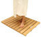 ZXCVBAS Holzbambus Badematte,Badematte Aus Holz, Holzschale, Badewanne Accessoires, Anti -Slip -Badmatten Für Die Badewanne, wasserdichte Holzmatte Für Innenräume Oder Außen,40x70cm/16x28in
