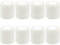BQTQ 8 Rouleaux Bande Cohésive Elastique Bandage Autoadhésif Cohésifs Bandes Adhésifs Sport Tape pour Doigt Mains Pieds Poignets (Blanc, 5cm x 4,5 m)
