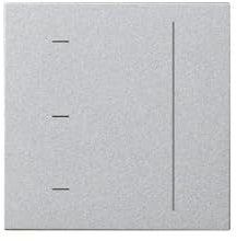 Gira 536526 System 3000 Touchaufsatz System 55, Alufarben