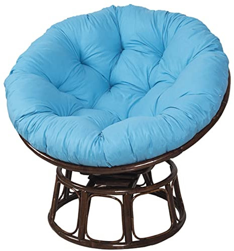 YWBXSHKD Polster FüR Papasansessel 80x80cm, Papasan HäNgesessel Kissen Outdoor, Sitzkissen FüR HäNgesessel Outdoor Rund, FüR Garten, Balkon, Wohnzimmer, Terrasse