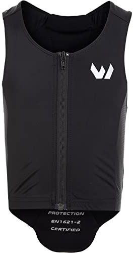 Whistler Unisex Jugend Hirano Rückenprotektor, 1001 Black, 152