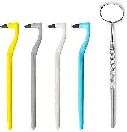 KALUROIL 9 PCS Entferner Zahnreinigung Zahnpflegesets: Zahnreinigung Radiergummi für strahlend weiße Zähne - Entfernt Zahnbelag, Verfärbungen & Flecken - Mundhygiene Pflegewerkzeug