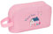 Glowlab Kids Sweet Home - Porta Desayunos Termo, Tejido Reciclable, Portatodo, Calidad y Máxima Resistencia, Porta Comida, Recreo, 21.5x6.5x12 cm, Color Rosa