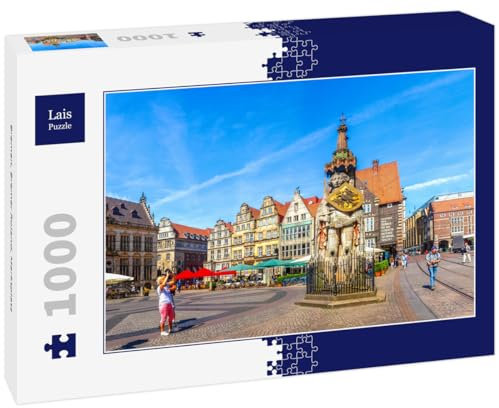 Lais Puzzle Bremen, Bremer Roland, Marktplatz 1000 Teile