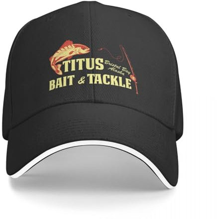 CWCMZDH Baseballmütze Baseballkappe Titus Köder und Tackle Baseball Cap Golf Custom Cap Party Hüte Damen Hut Herren