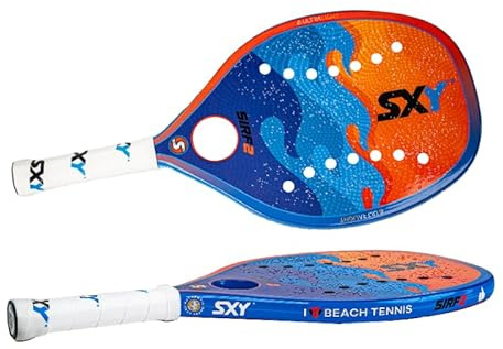 Blue Sirf 2 GT Sexy Brand Beach Tennis Paddle - Perfect for Beginners to Advanced Players - 1 Paddle -