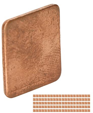 Kupfer-Pad-Shim-Wärmeleitfähigkeits-Kühlkörper-Kit für Desktop-Laptop-CPU (15 * 15 * 1,8mm)
