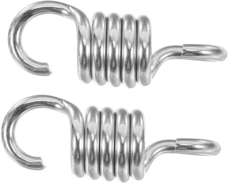 INOOMP Swing Chair Spring Heavy Duty Steel Springs for Swing Seat Replacement Parts for Garden Swing
