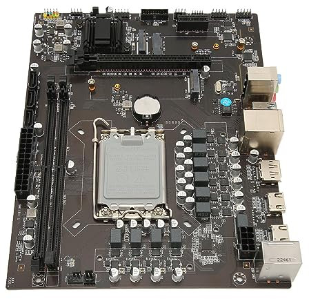 H610 Motherboard, Computer Motherboard PCB LGA1700 Dual Channel DDR4 Memory Slot 12100F 12600F 12700F