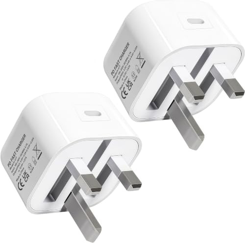 2 Pack-Google Pixel USBC Plug, Phone Mains Chargers, 20W Type C Folding | Charger Plug for Google Pixel 10 Pro XL/10 Pro/10/10 Pro Fold/9 Pro XL/9 Pro/9 Pro Fold/8 Pro/7/6/5/4/3/2, Google Watch 2/3/4