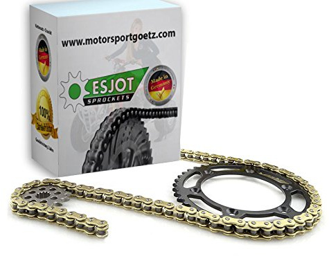Kettensatz Ersatzteil für/kompatibel mit Shineray 250 STIXE/ST-9E 17/37 Kette Gold verstärkt