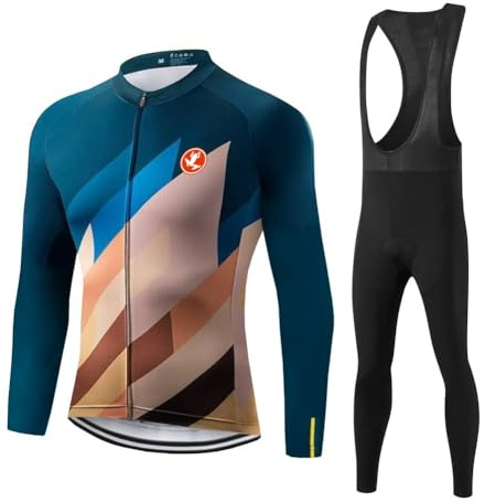 UGLY FROG Winter Jersey Thermisches Fahrradtrikot Vlies Thermo Langarm Shirt Herren Breathable Radfahren Fahrrad Lange Hülsen Fahrrad Hemd Männer Langarm Fahrradbekleidung Radfahren
