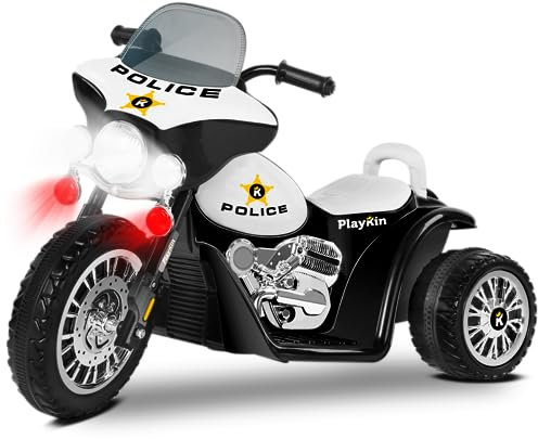 Playkin – Kinder-Motorrad Batterie (Polizei)