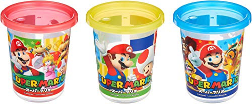 Skater (SKATER) Gobelet en Paille pour Patineuse Super Mario fabriqué au Japon Sih3st 320 ML